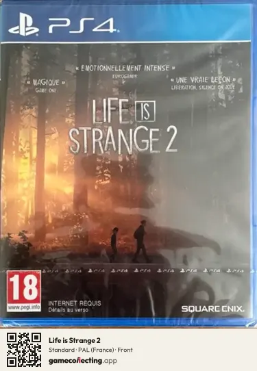 Life is Strange 2 PlayStation 4, France box front