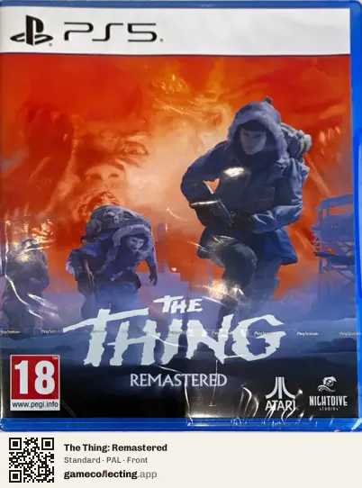 The Thing: Remastered PlayStation 5, PAL box front