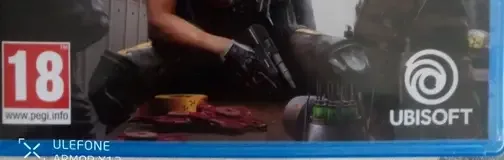 Tom Clancy's Rainbow Six Siege, the PEGI square on its front
