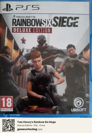 Tom Clancy's Rainbow Six Siege PlayStation 5, PAL box front