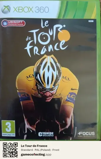 Le Tour de France Xbox 360, Poland box front