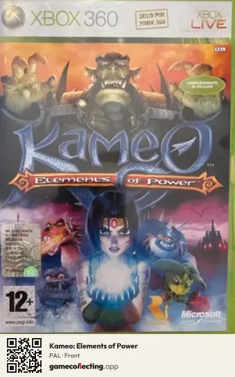 Kameo: Elements of Power Xbox 360, PAL box front