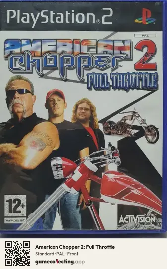 American Chopper 2: Full Throttle PlayStation 2, PAL box front