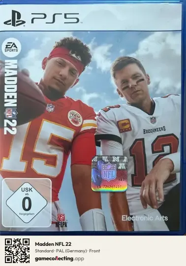 Madden NFL 22 PlayStation 5, Germany box front