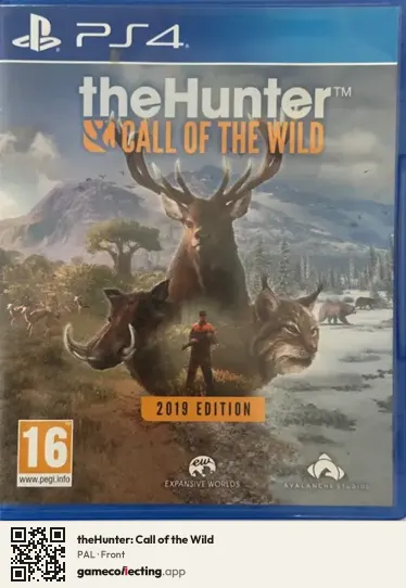 theHunter: Call of the Wild PlayStation 4, PAL box front