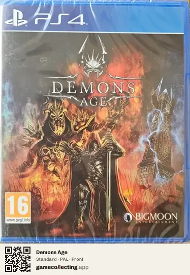 Demons Age PlayStation 4, PAL box front