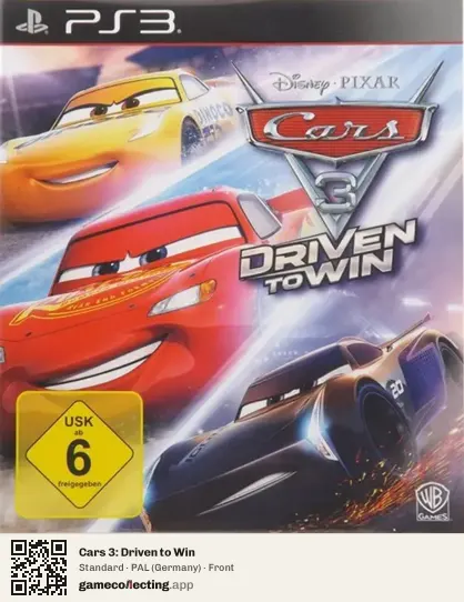 Cars 3: Driven to Win PlayStation 3, Germany box front