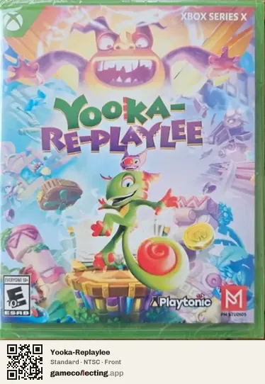 Yooka-Replaylee Xbox Series X, NTSC box front