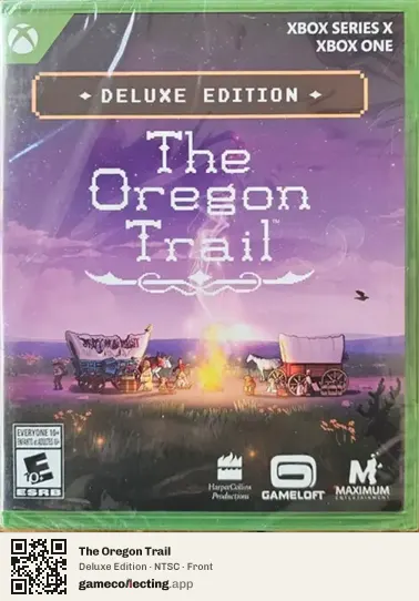 The Oregon Trail Xbox Series X, NTSC box front