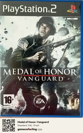 Medal of Honor: Vanguard PlayStation 2, PAL box front