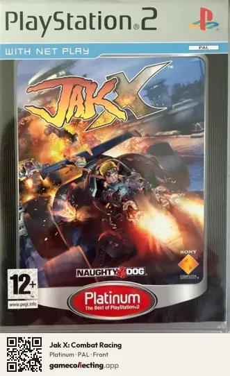 Jak X: Combat Racing PlayStation 2, PAL box front
