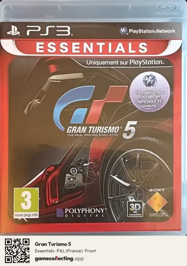 Gran Turismo 5 PlayStation 3, France box front