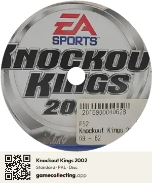 Knockout Kings 2002 PlayStation 2, PAL disc