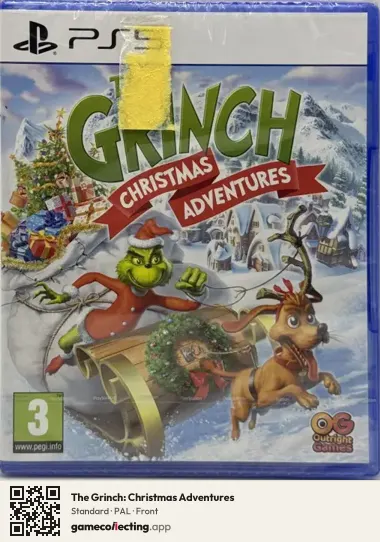 The Grinch: Christmas Adventures PlayStation 5, PAL box front