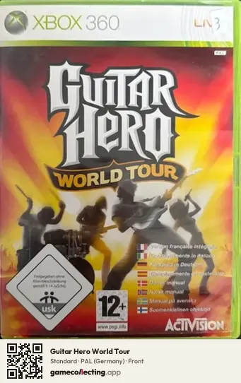 Guitar Hero World Tour Xbox 360, Germany box front
