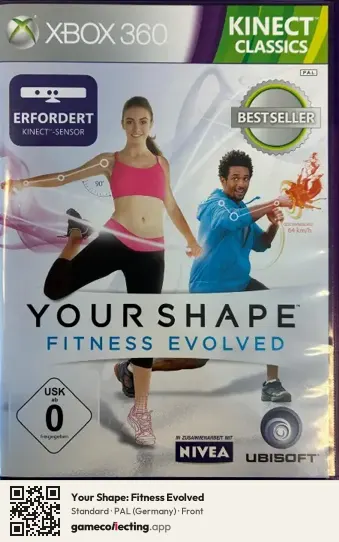 Your Shape: Fitness Evolved Xbox 360, Germany box front
