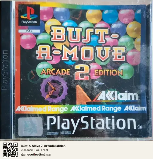 Bust-A-Move 2: Arcade Edition PlayStation, PAL box front
