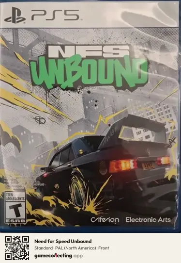 Need for Speed Unbound PlayStation 5, North America box front