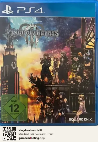 Kingdom Hearts III PlayStation 4, Germany box front