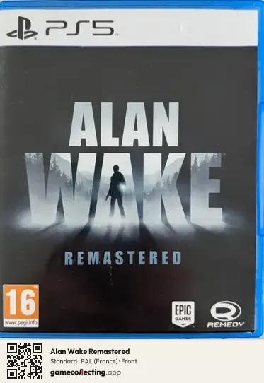 Alan Wake Remastered PlayStation 5, France box front
