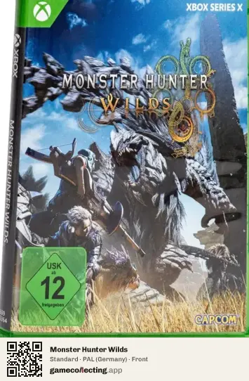 Monster Hunter Wilds Xbox Series X, Germany box front
