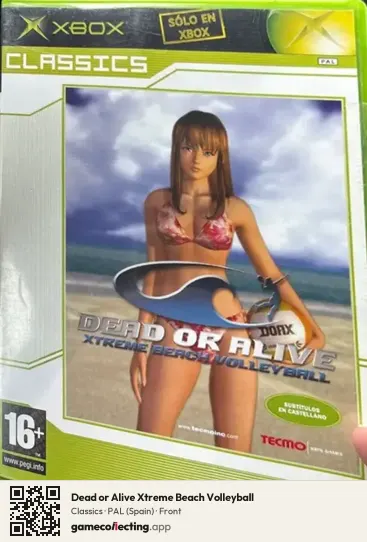 Dead or Alive Xtreme Beach Volleyball Xbox, Spain box front