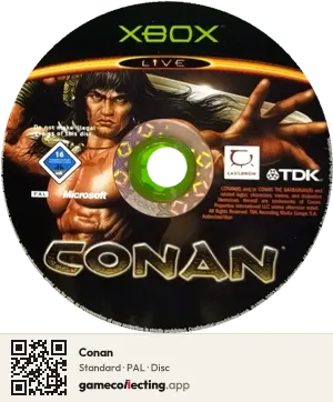 Conan Xbox, PAL disc
