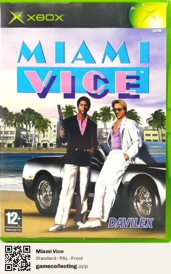 Miami Vice Xbox, PAL box front