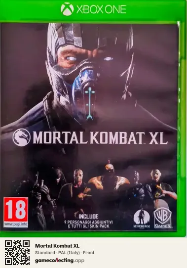Mortal Kombat XL Xbox One, Italy box front