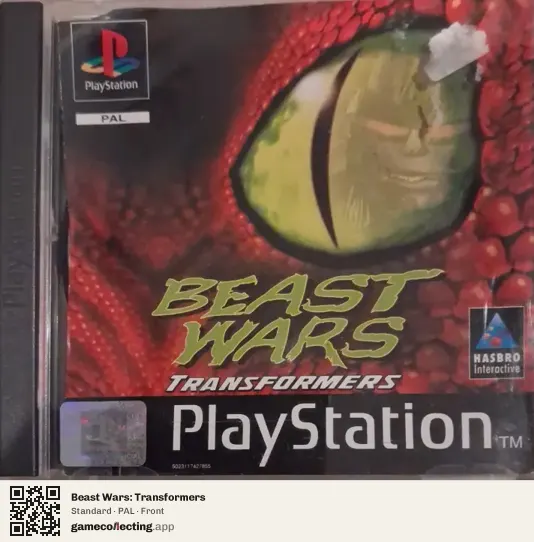 Beast Wars: Transformers PlayStation, PAL box front