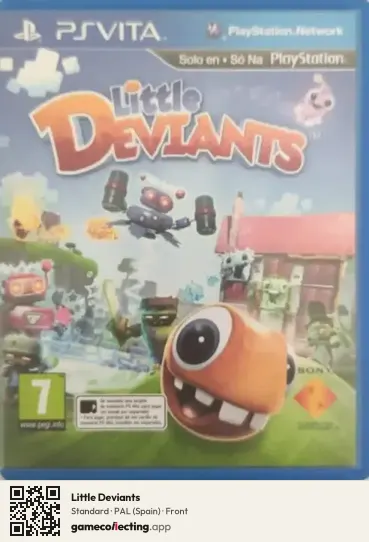 Little Deviants PlayStation Vita, Spain box front