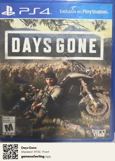 Days Gone PlayStation 4, NTSC box front