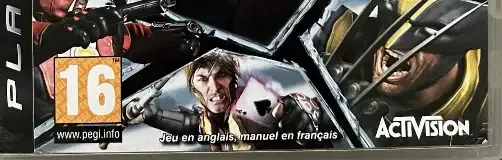 Marvel: Ultimate Alliance 2, the PEGI square on its front