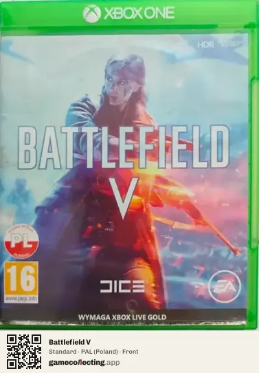 Battlefield V Xbox One, Poland box front