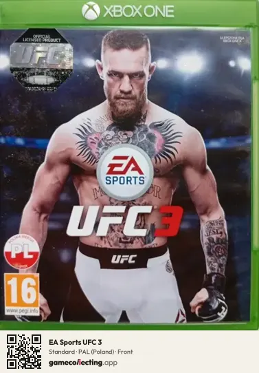 EA Sports UFC 3 Xbox One, Poland box front