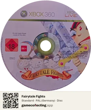 Fairytale Fights Xbox 360, PAL disc