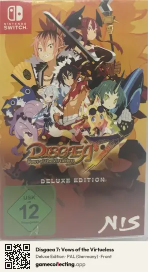 Disgaea 7: Vows of the Virtueless Nintendo Switch, Germany box front