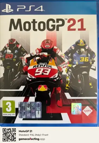 MotoGP 21 PlayStation 4, Italy box front