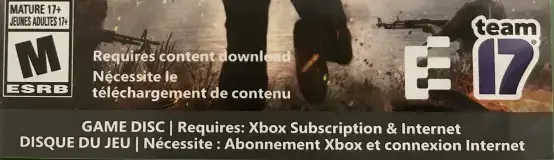 Hell Let Loose: Vietnam, the ESRB box on its front