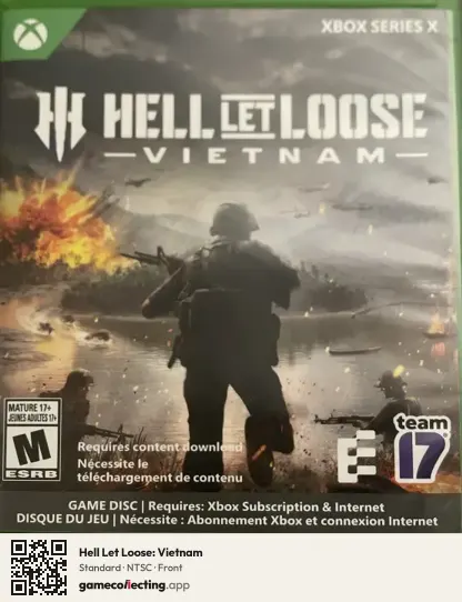 Hell Let Loose: Vietnam Xbox Series X, NTSC box front