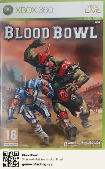 Blood Bowl Xbox 360, Australia box front