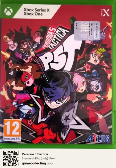 Persona 5 Tactica Xbox Series X, Italy box front