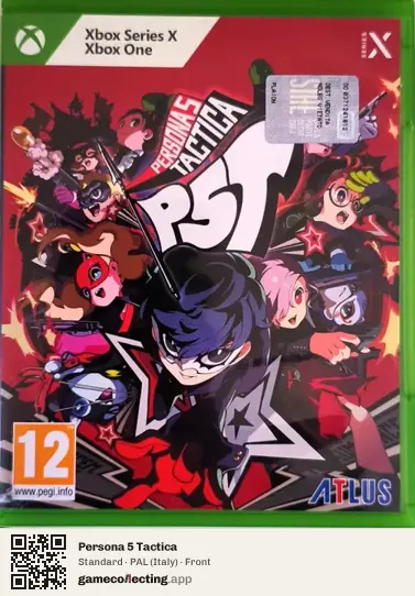 Persona 5 Tactica Xbox Series X, Italy box front