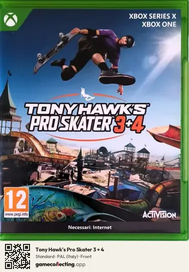 Tony Hawk's Pro Skater 3 + 4 Xbox Series X, Italy box front