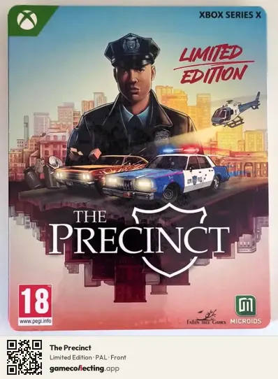 The Precinct Xbox Series X, PAL box front