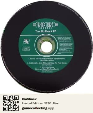 BioShock Xbox 360, NTSC disc