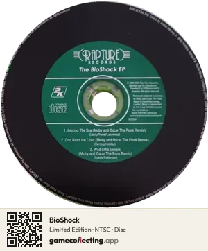BioShock Xbox 360, NTSC disc