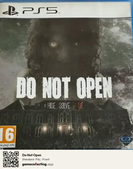 Do Not Open PlayStation 5, PAL box front