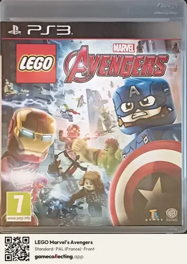 LEGO Marvel's Avengers PlayStation 3, France box front