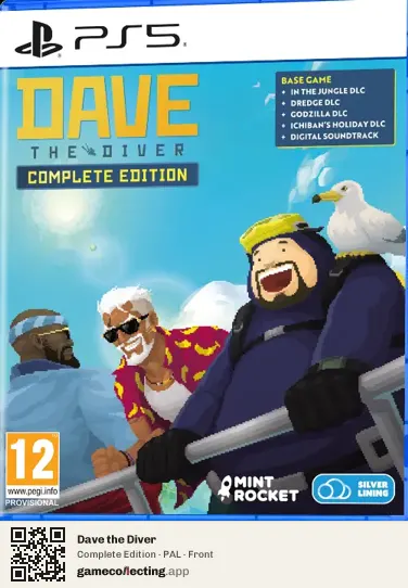 Dave the Diver PlayStation 5, PAL box front